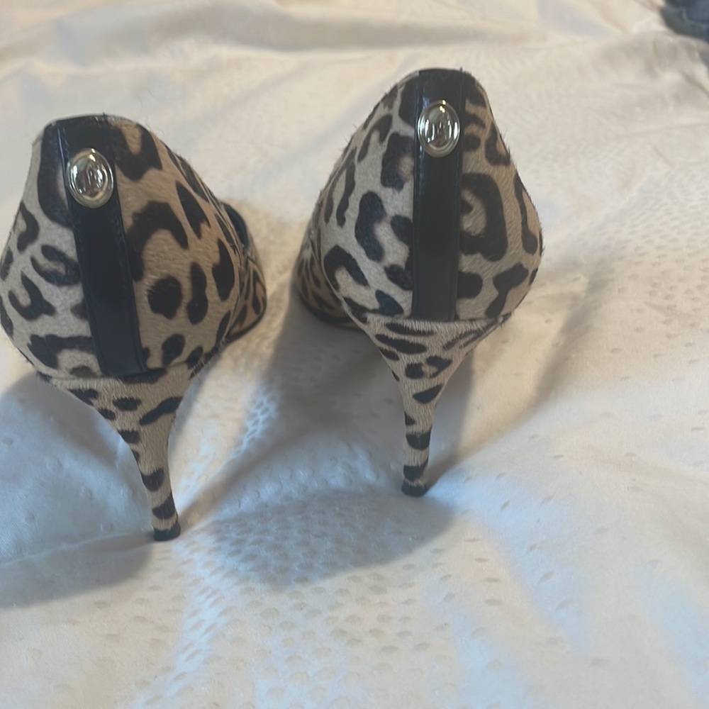 Leopard Calf Hair Pumps 9 1/2M - Picture 4 of 4